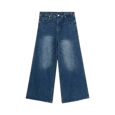 Jeans larghi blur