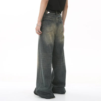 Jeans larghi blur