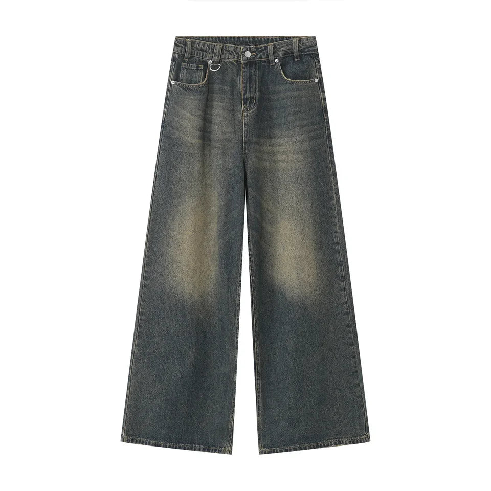 Jeans larghi blur