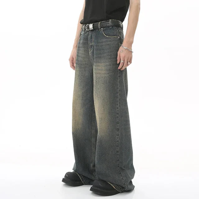 Jeans larghi blur